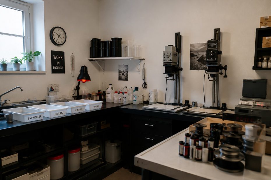 Fotolabor für analoge Filmentwicklung