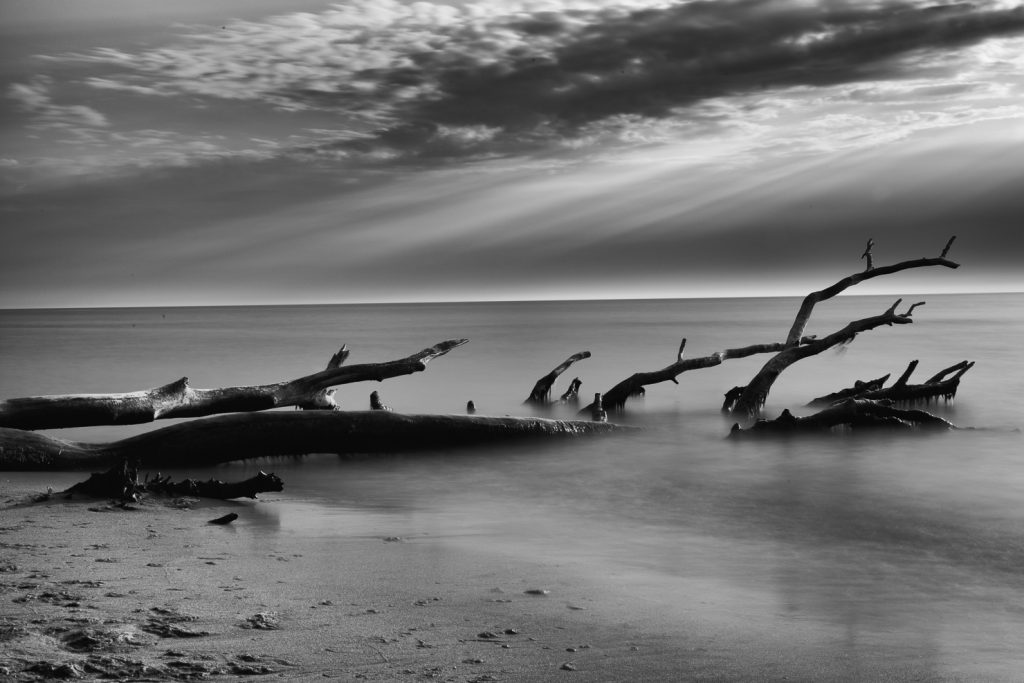 langzeitbelichtung Weststrand Fischland-Darß